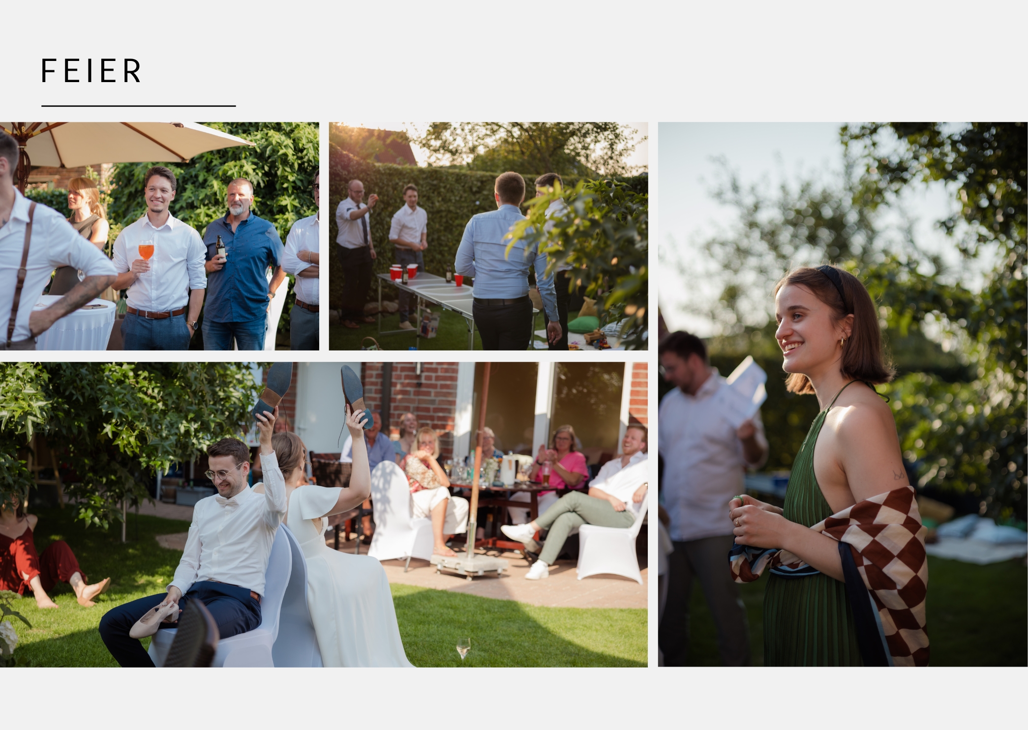 Feier Hochzeit